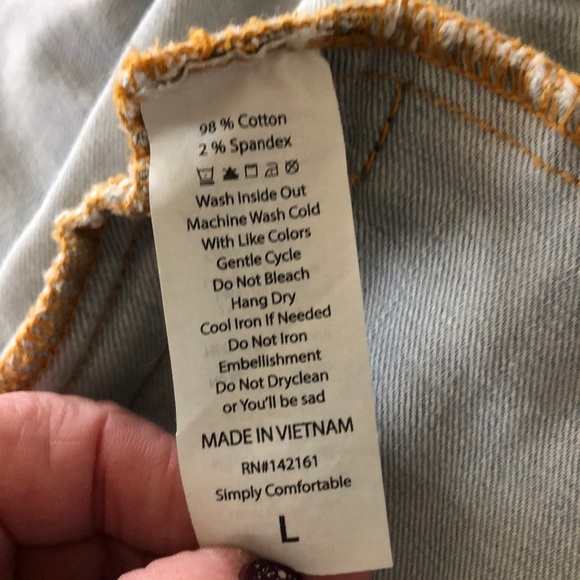 Lularoe Kenny denim jacket - Picture 10 of 11